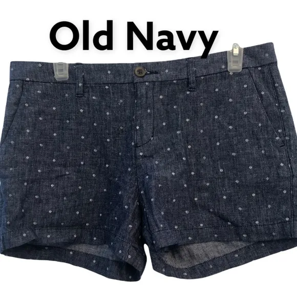 Old Navy Blue Polka Dot Shorts sz 6 - Image 2