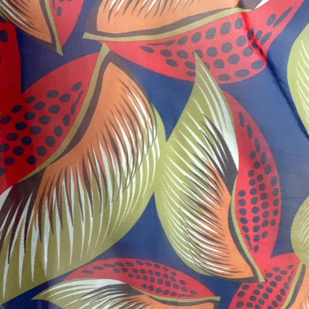 CQ by CQ Multicolored top with big Puff sleevse size large - Image 7