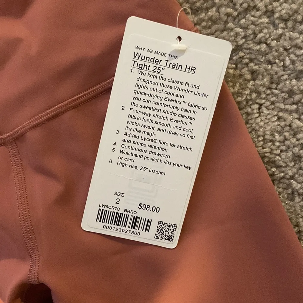 Lululemon Wunder Train HR Pant 25” - Image 4