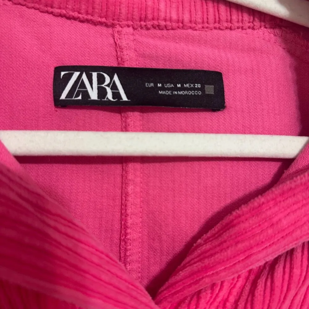 Corduroy Jacket/Shacket in Pink - Image 5