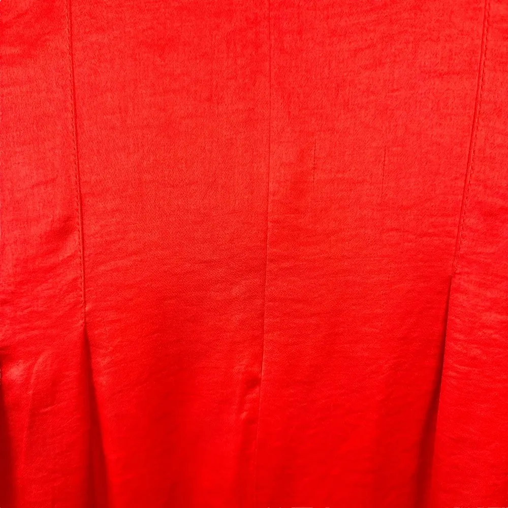 Treasure & Bond x Something‎ Navy Sz XS Red A Line Flared Sleeve Mini Dress - Image 10