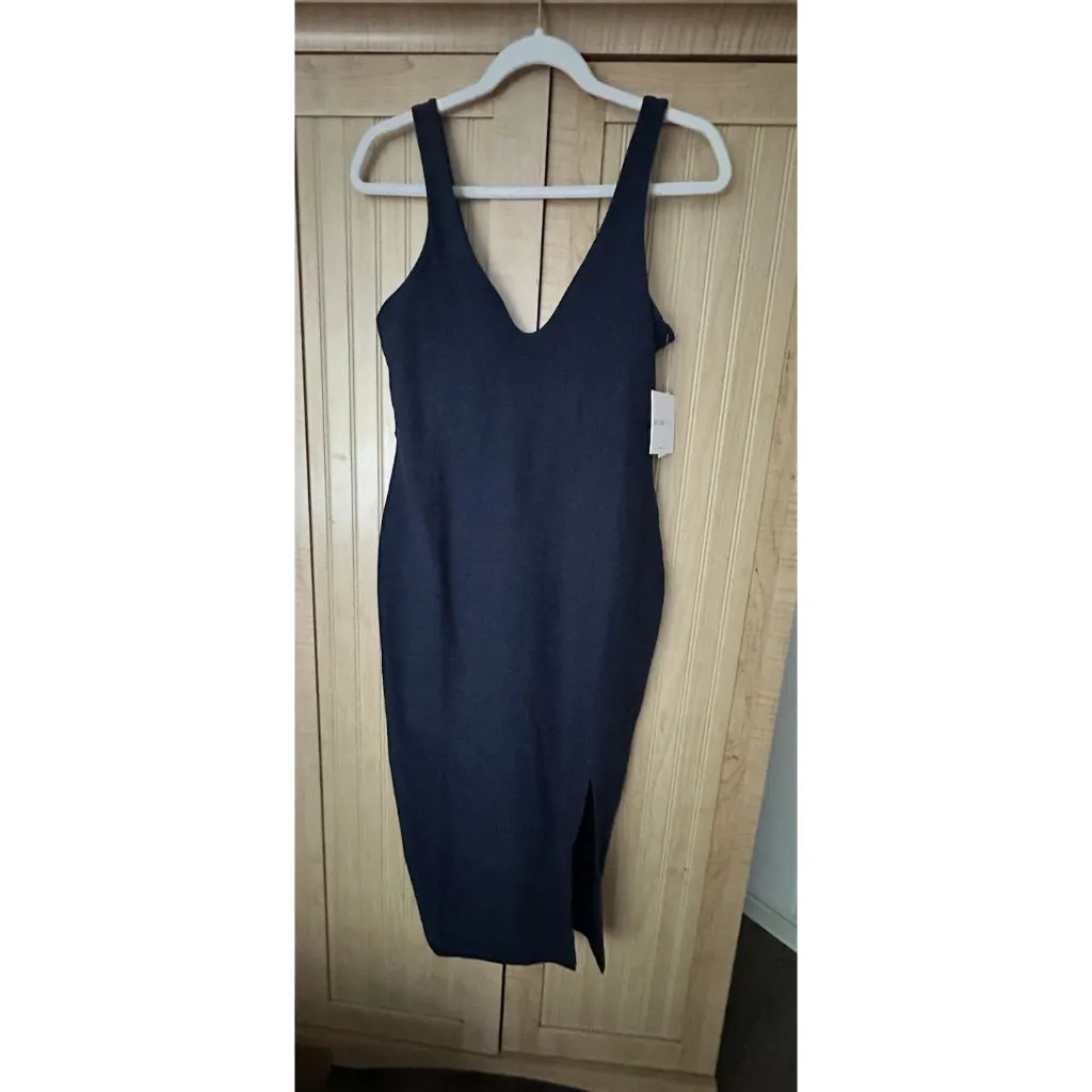 Beyond Yoga Womens Activewear Sleeveless V-Neck Tank Dress Navy Blue Size M $122 - Image 9