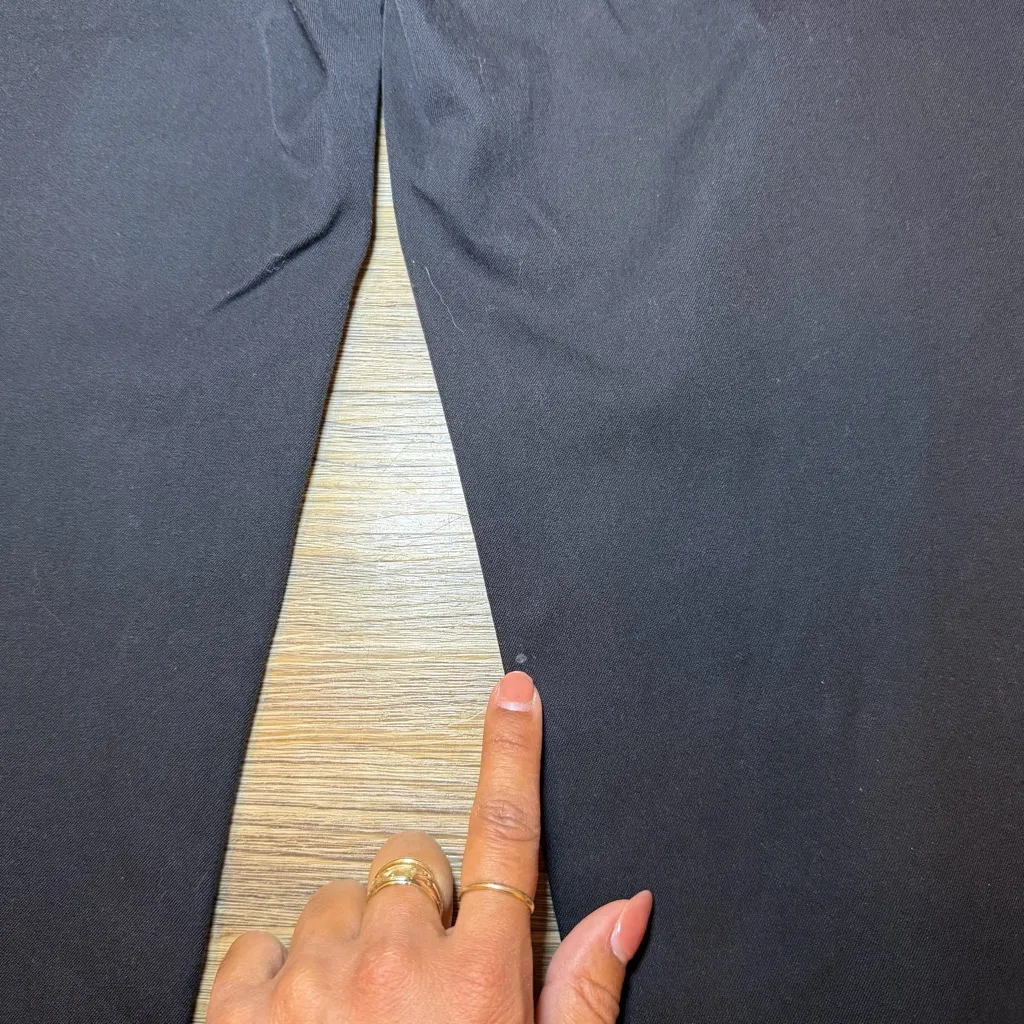 Theory Black Classic Dress Pants Side Zipper Split Hem 4 - Image 12