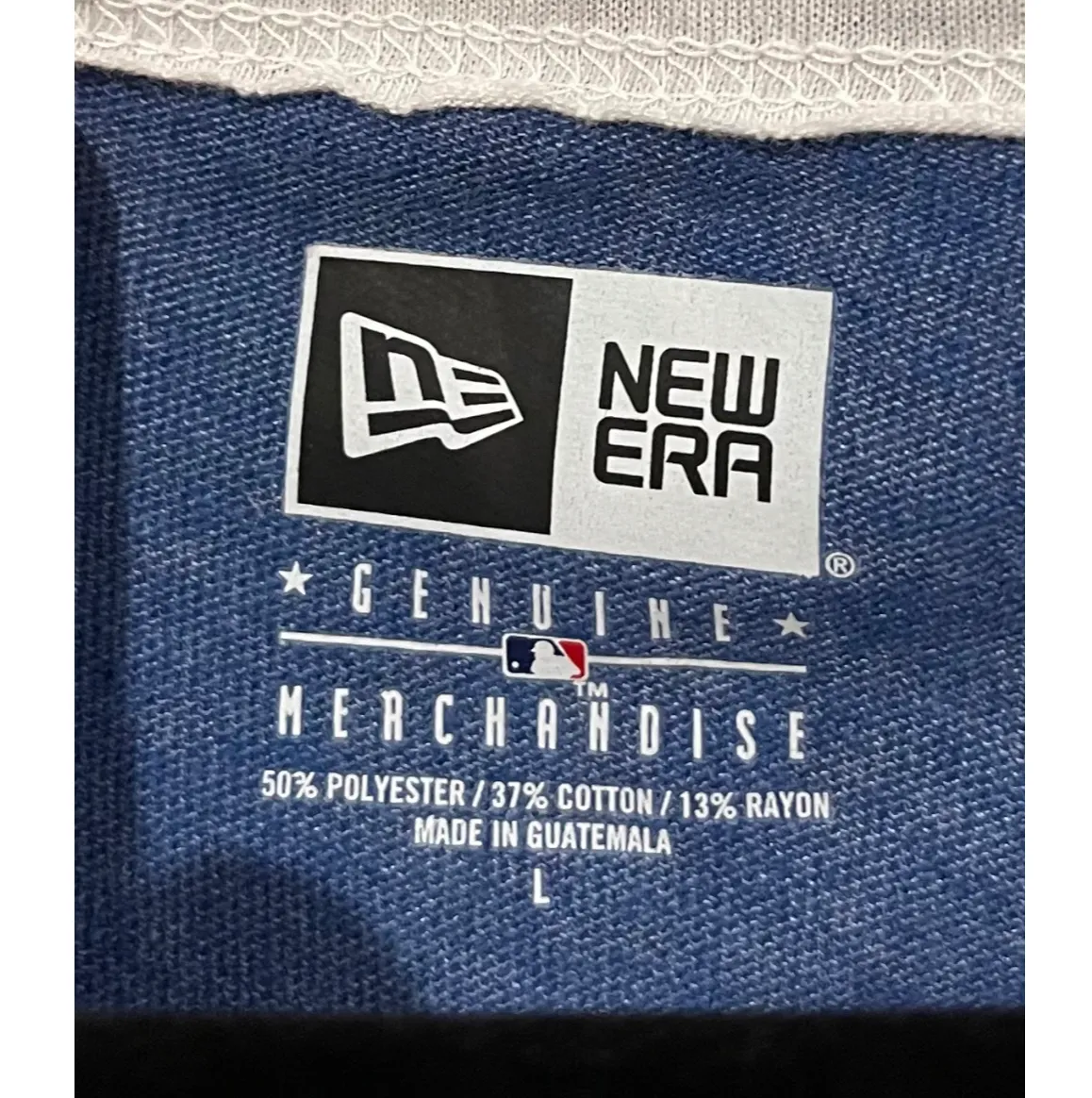 New Era  Rangers V-Neck Short Sleeve Tee - Image 2