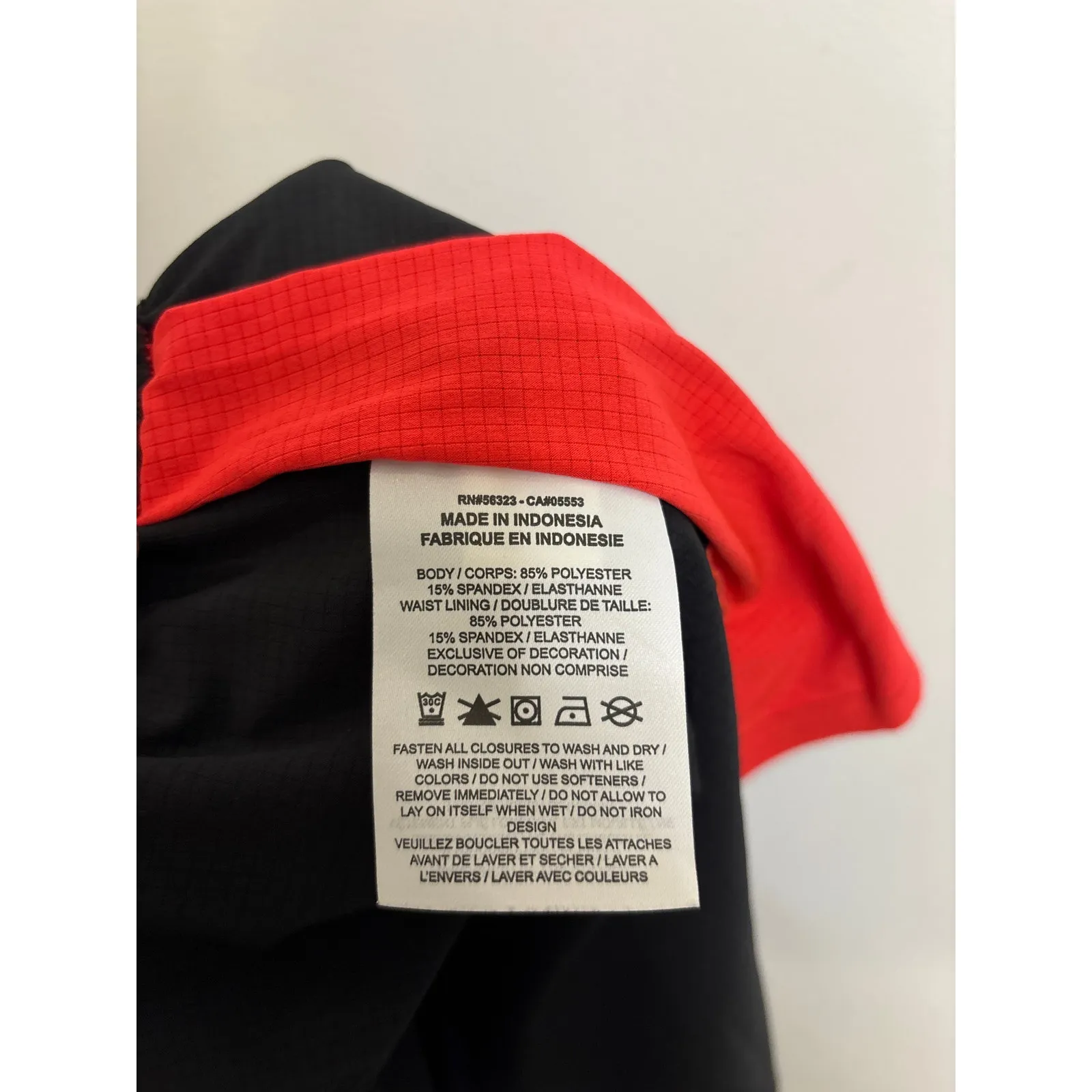 Nike Tempo Luxe Shorts Womens Medium Black Crimson Running Dri-FIT Run Division - Image 6