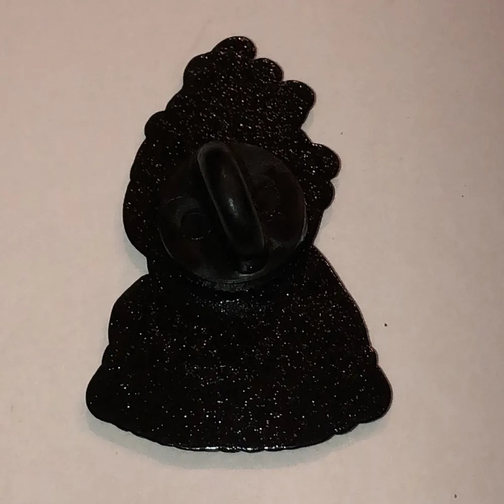 Overthinking Skeleton Fire Flames Funky Y2K Boho Scatter Pin Black - Image 3