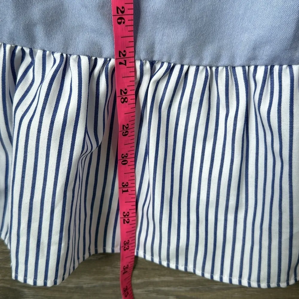 Tuckernuck Pomander Place Exclusive Blue Striped Quinn Dress XS - Image 5