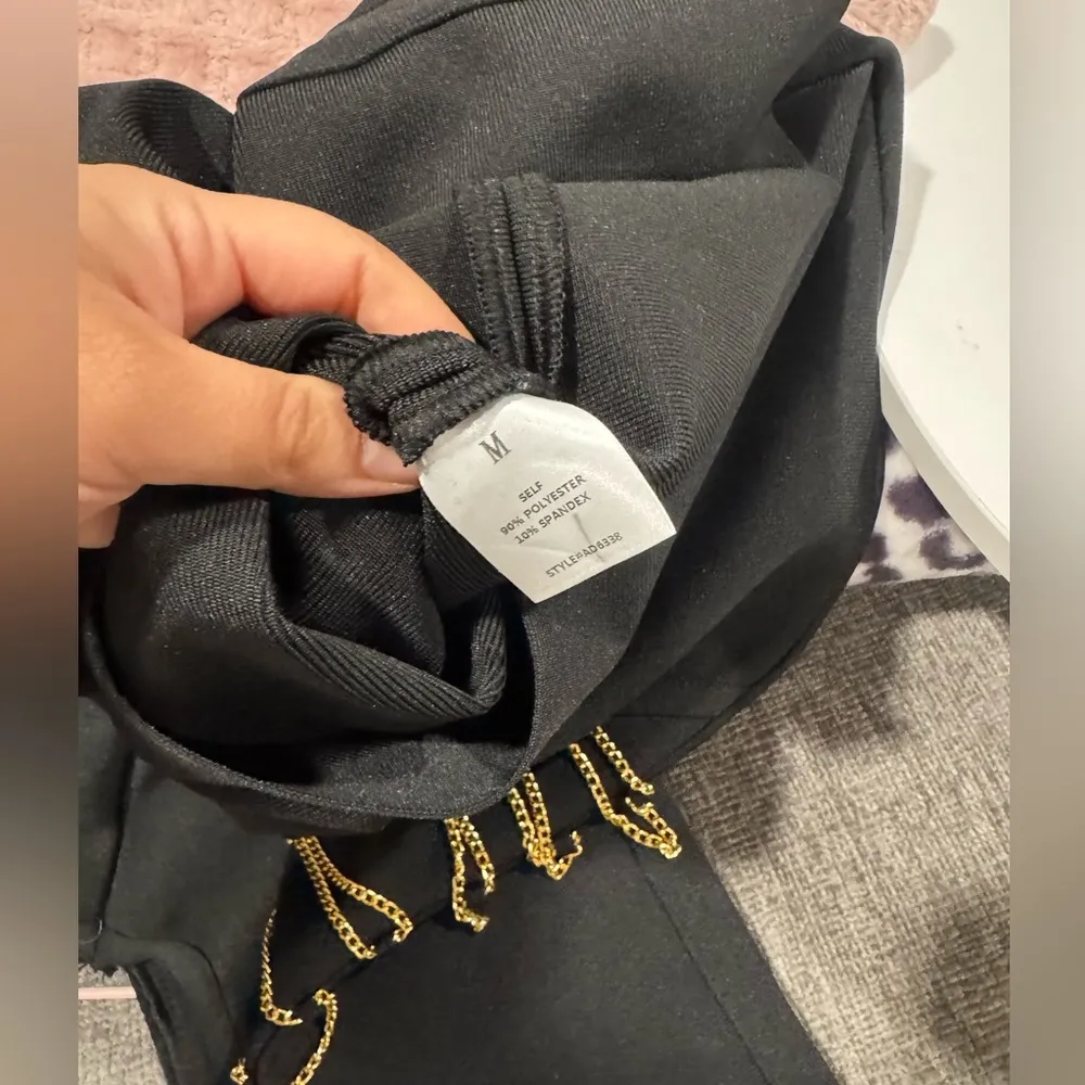 AMTIOUS 🌸 chain detail dress ✨ Black Size M - Image 16