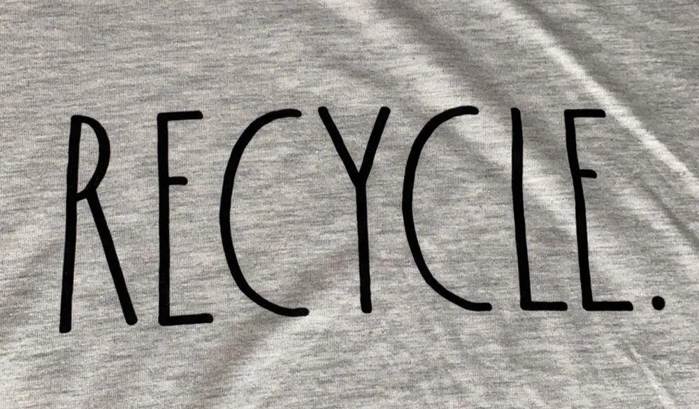 NWT Rae Dunn XL Recycle T-shirt - Image 2