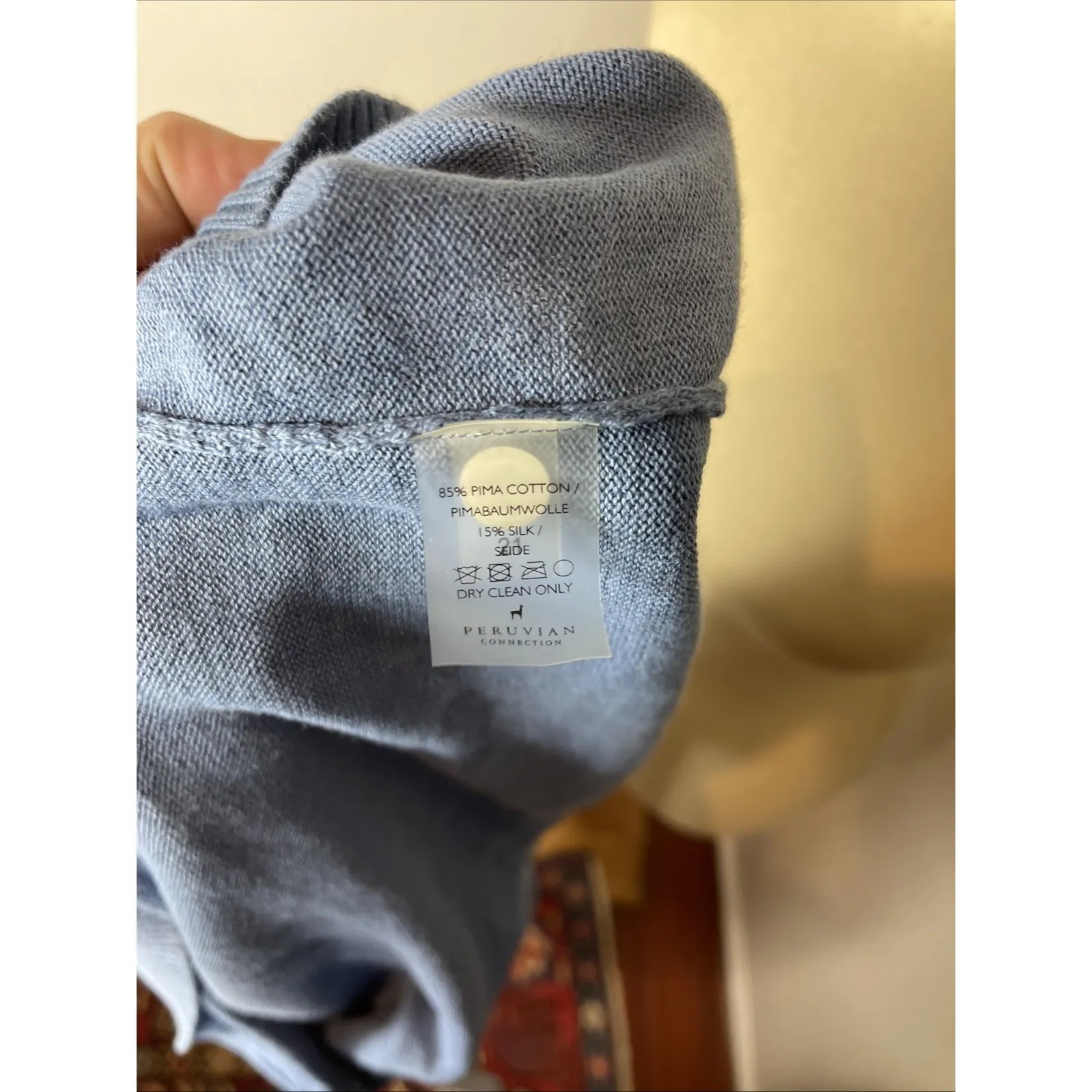 New Peruvian Connection Tidewater Harbour Island Dress Tie-Waist Blue Small S - Image 11