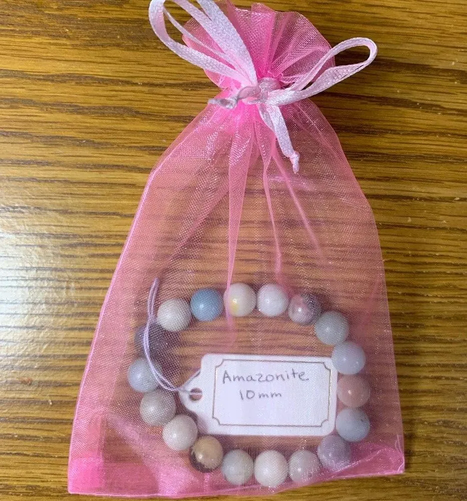 Amazonite Crystal Bracelet (10mm beads) - Image 5