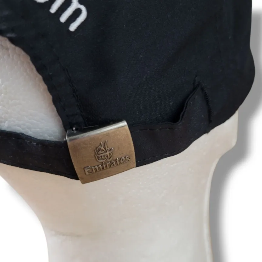 Fly Emirates Hat OSFM Fly Emirates Cap Adjustable Strap Back Hat Embroidery Logo Black Size One Size - Image 7