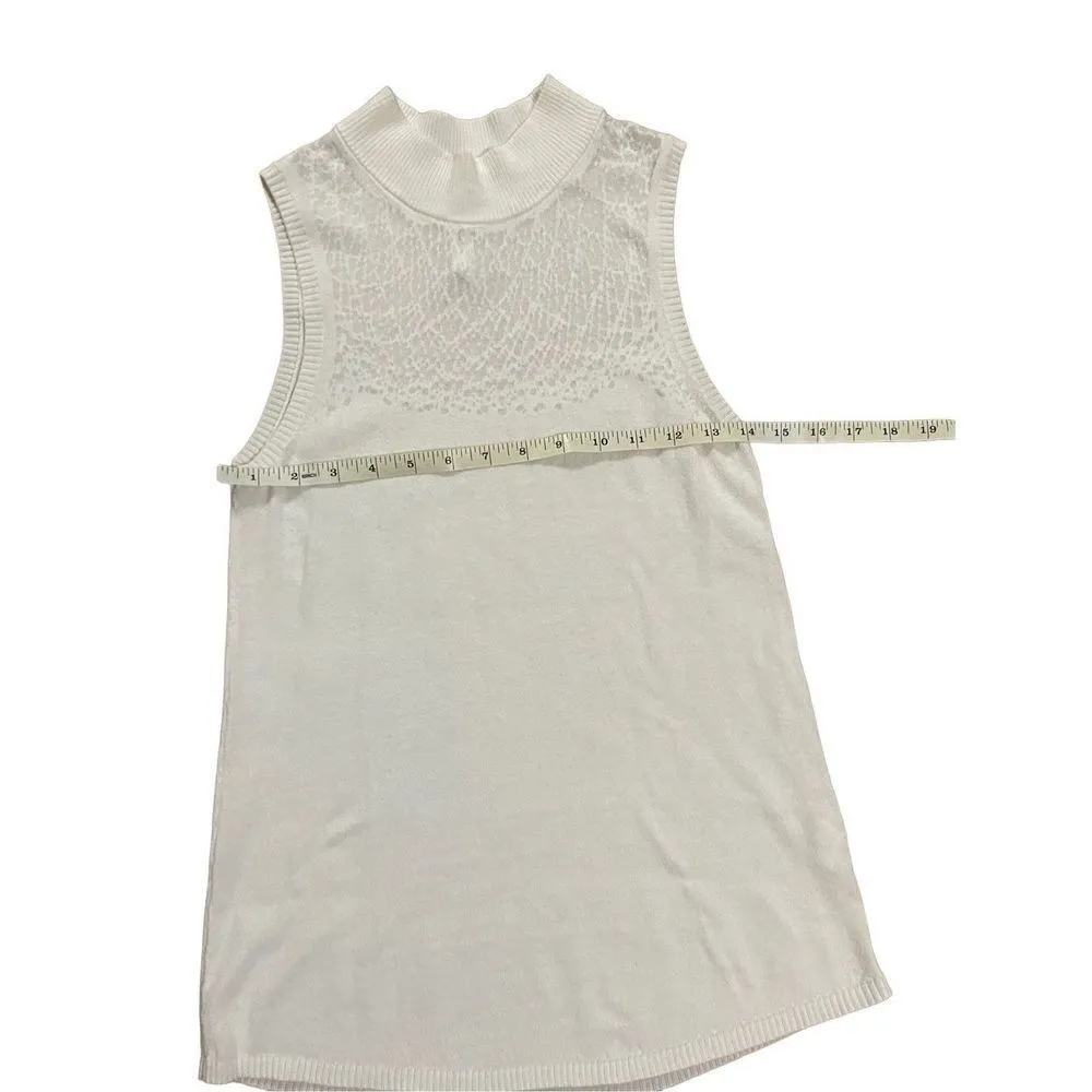 RVCA Eyefix Tunic in Vintage White sz Small sleeveless tank - Image 5