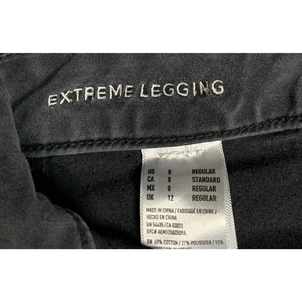 Womens American Eagle Outfitters Extreme Leggings Jeggings Jeans Super Stretch 8 - Image 10