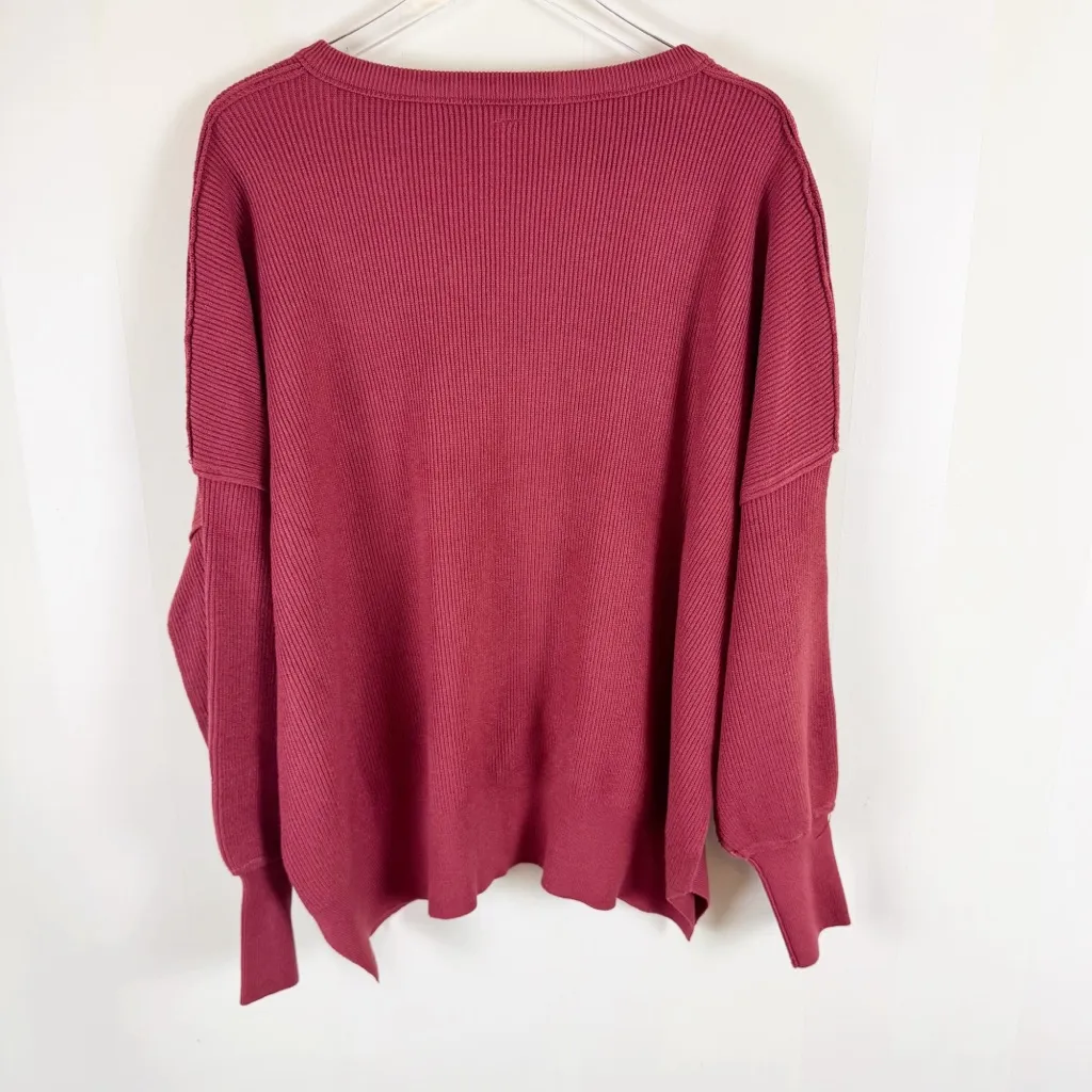 Amazon Anrabess Oversized V-Neck Batwing Sweater - Image 3