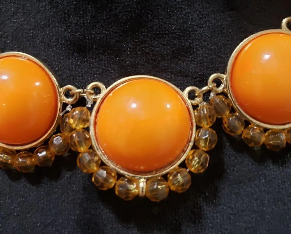 Versona Womens Fashion Elegant Sparkling Rhinestones Beaded Statement Necklace - Image 3