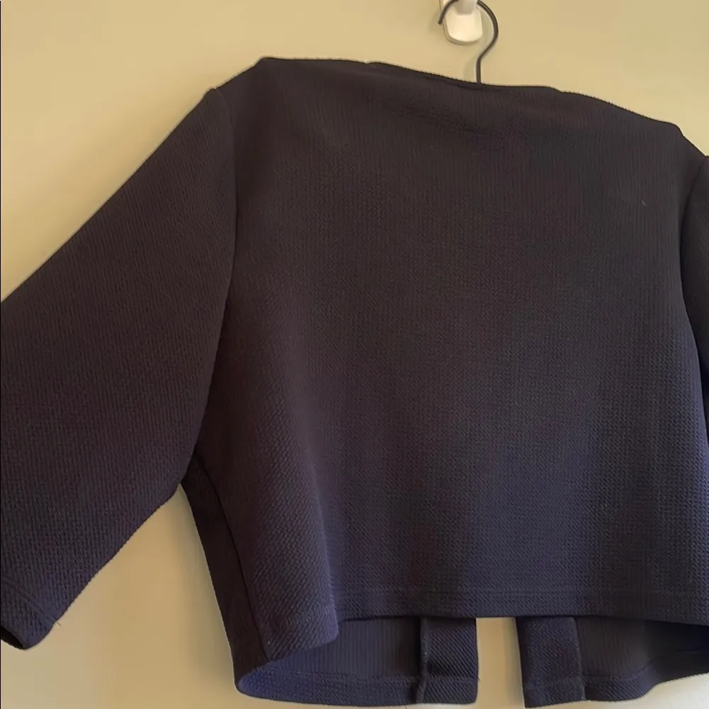 Perceptions Black Sweater with Pearl Details - Image 6