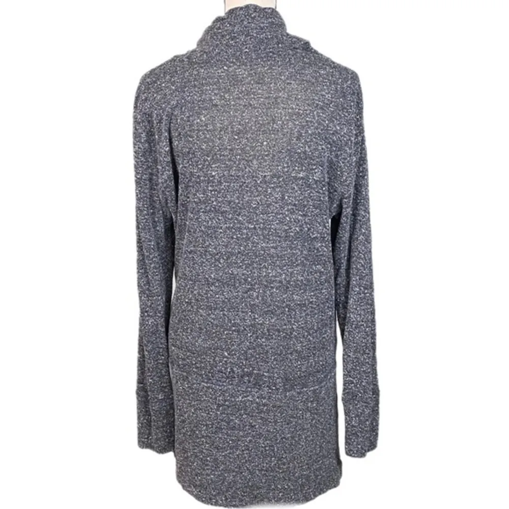 FLAX heather grey oversized turtleneck tunic sweater in size Petite/Small. EUC - Image 5