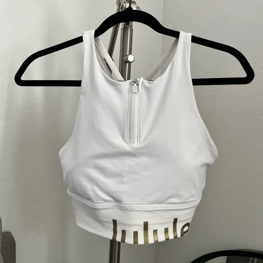 Lululemon Energy Bra High Neck Long Line Zip Special Edition *Medium Support - Image 4
