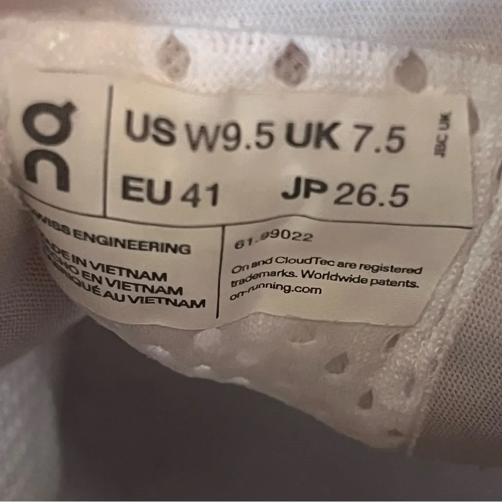 On Cloudmonster Glacier Grey Meadow Athletic Running Shoes Women’s Size 9.5 Green - Image 8