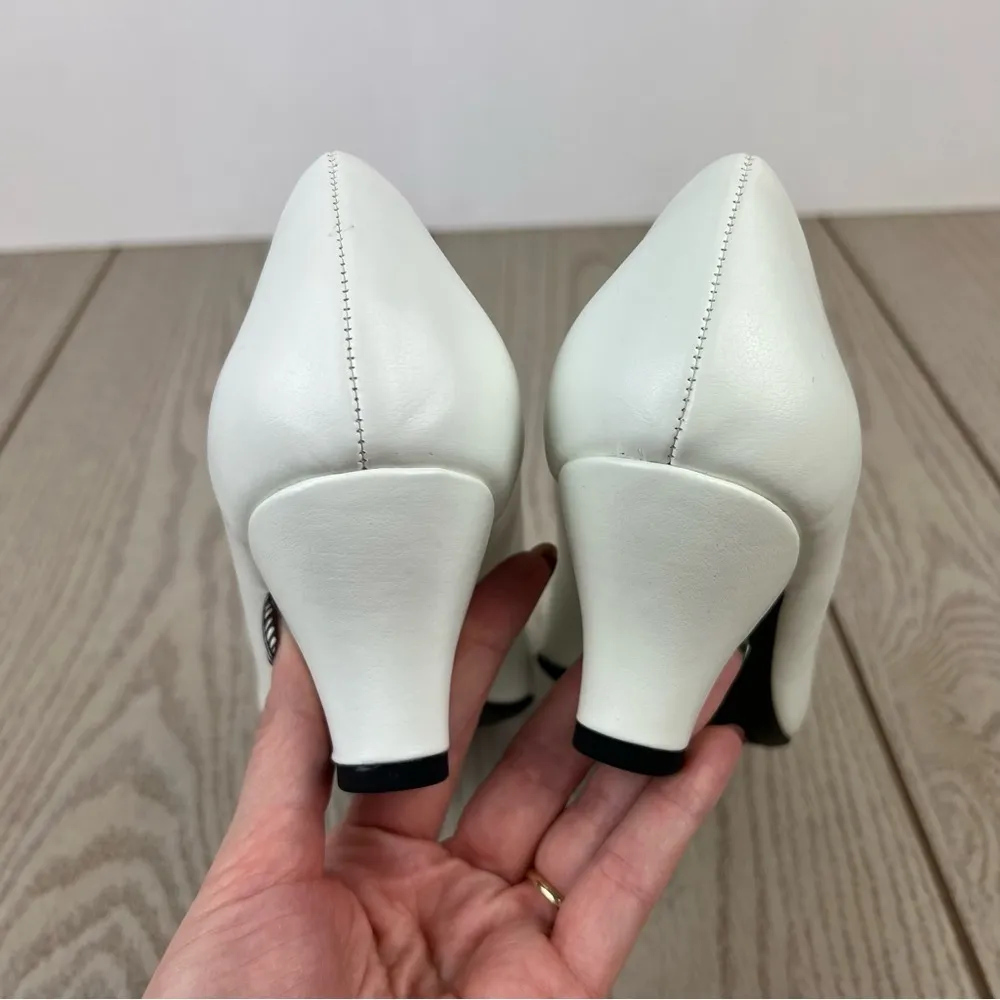 Easy Street Fabulous Women's Classic Dress Heels 7.5WW White $60 - Image 7