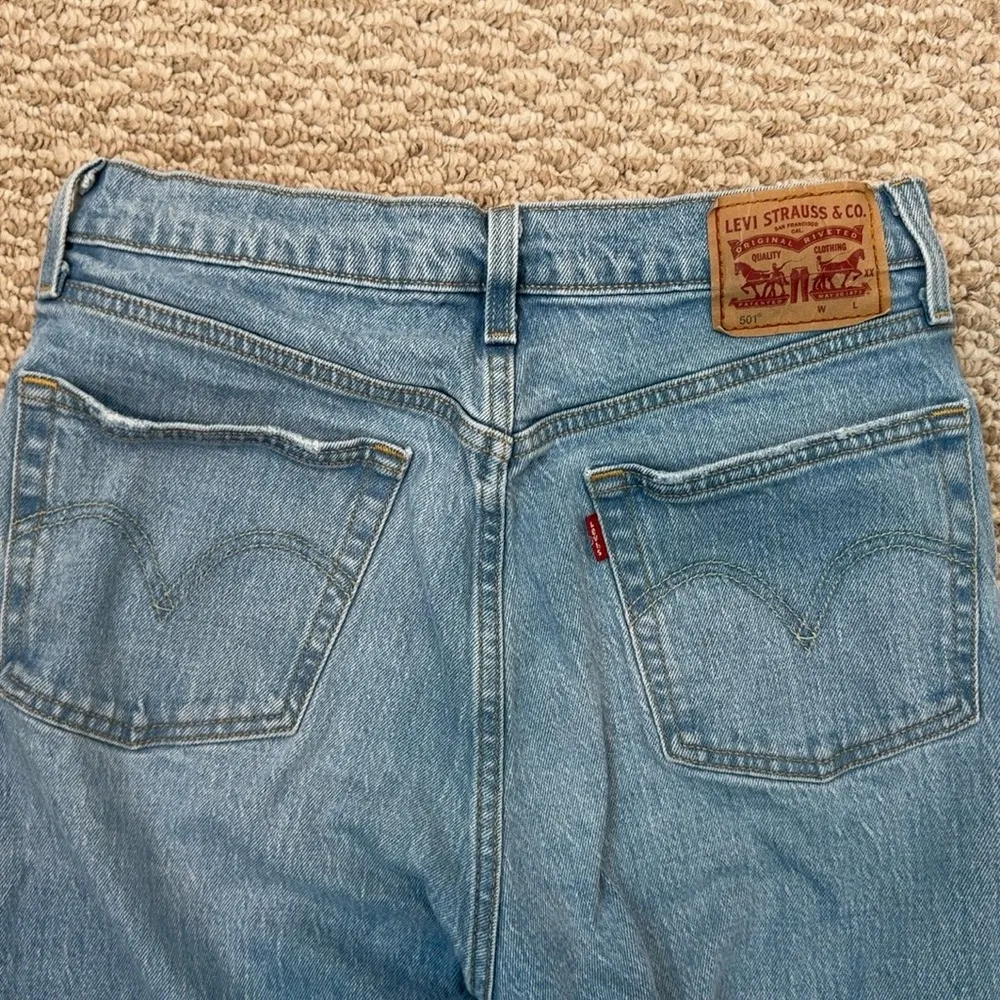 Levi's 501 High Rise Blue Jeans - Image 9