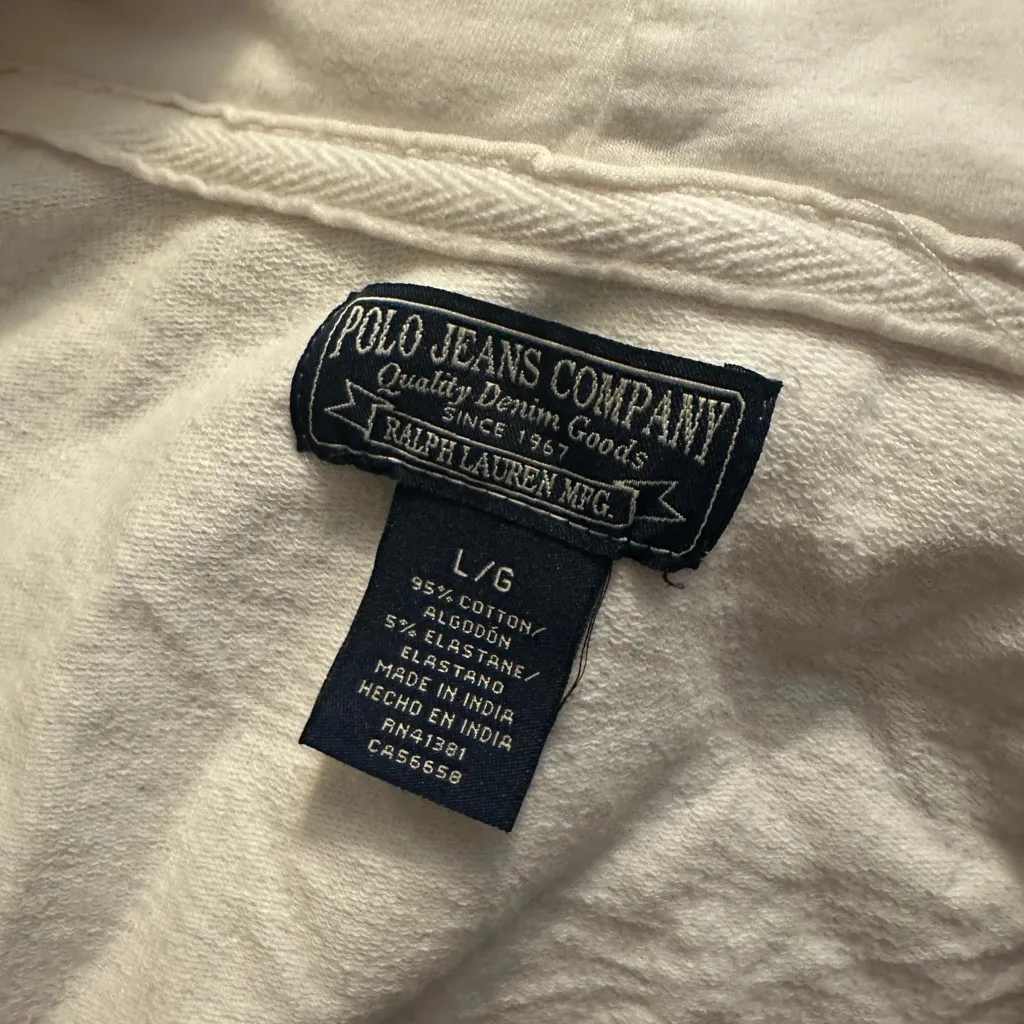 Polo Ralph Lauren American Flag Print Zip Front Hoodie Size L - Image 4