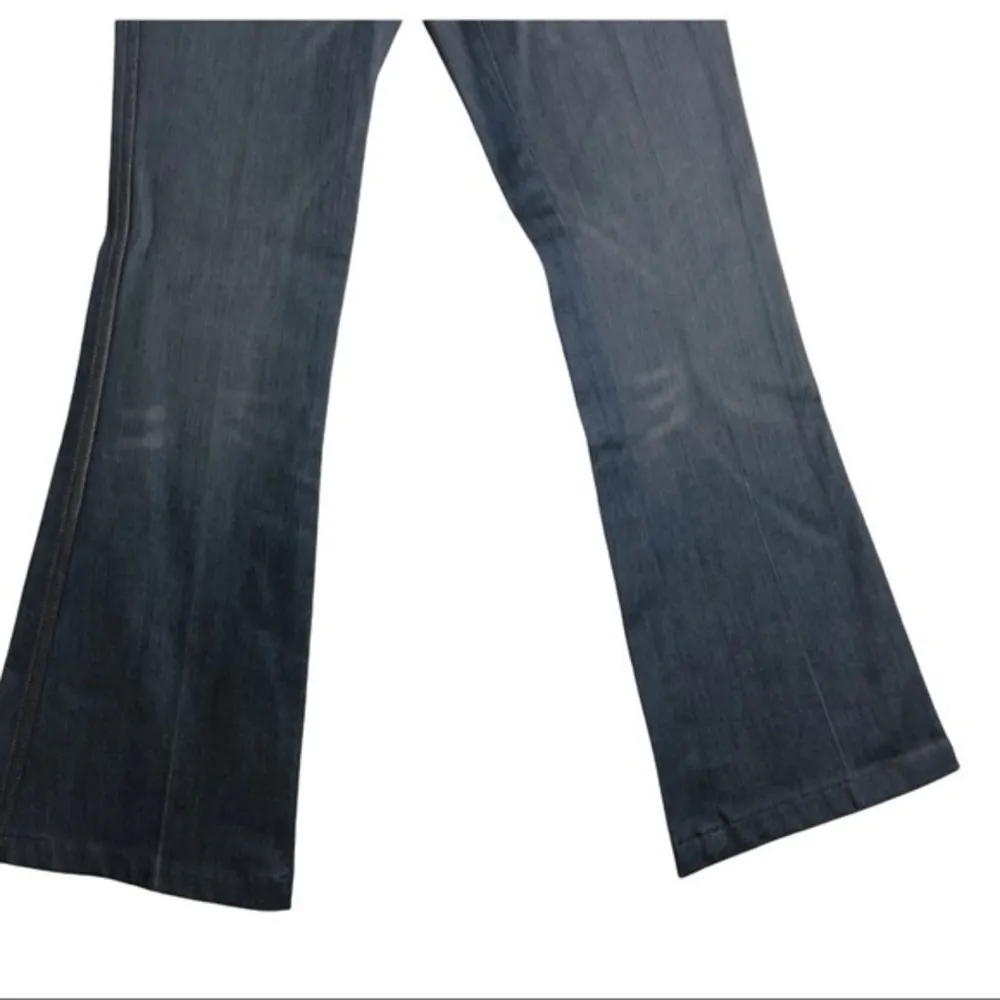 Vintage 80's Citizens Of Humanity By Jerome Dahan Flare Wide Leg Blue Jeans 24 - Image 8