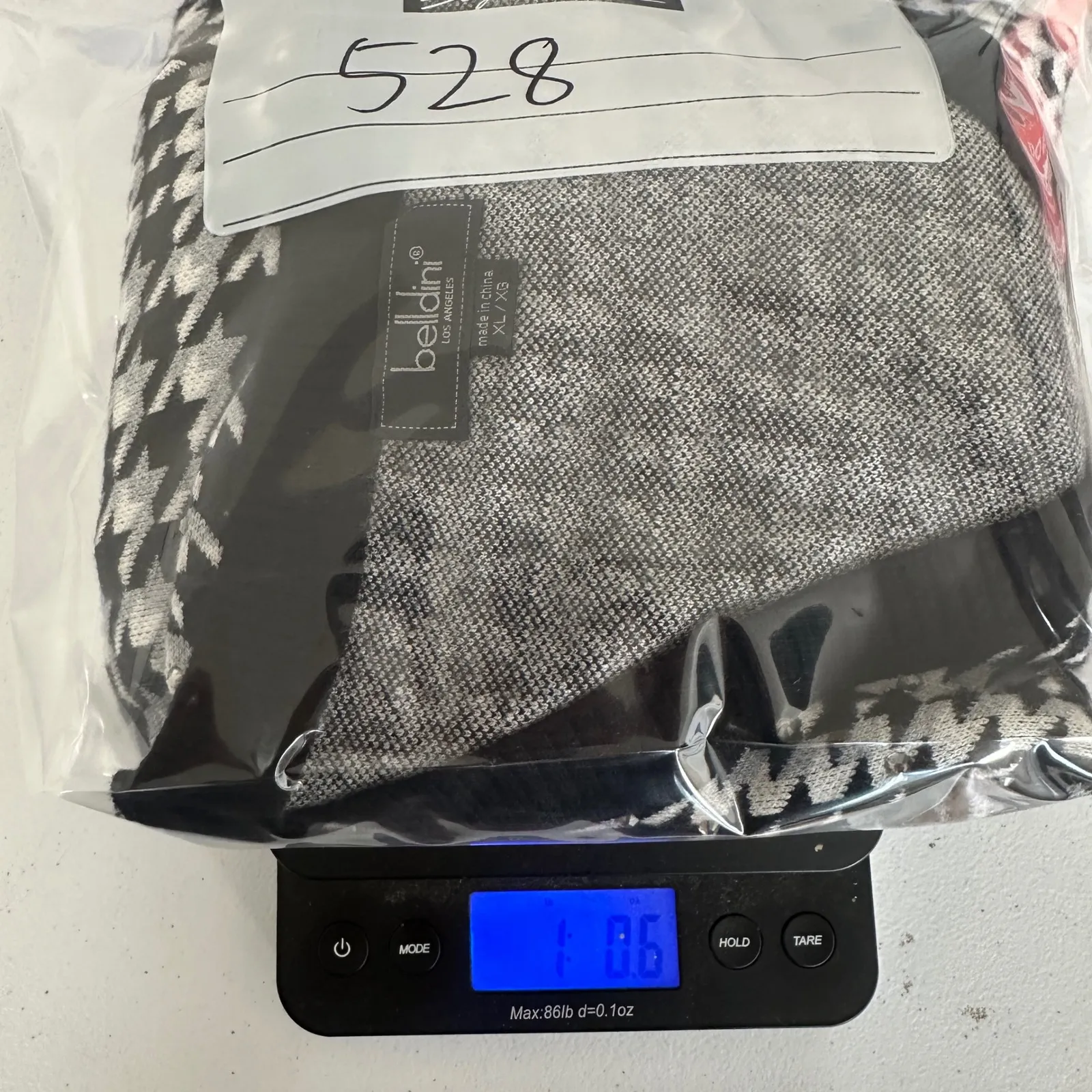 Belldini Black Houndstooth Sweater V - Image 10