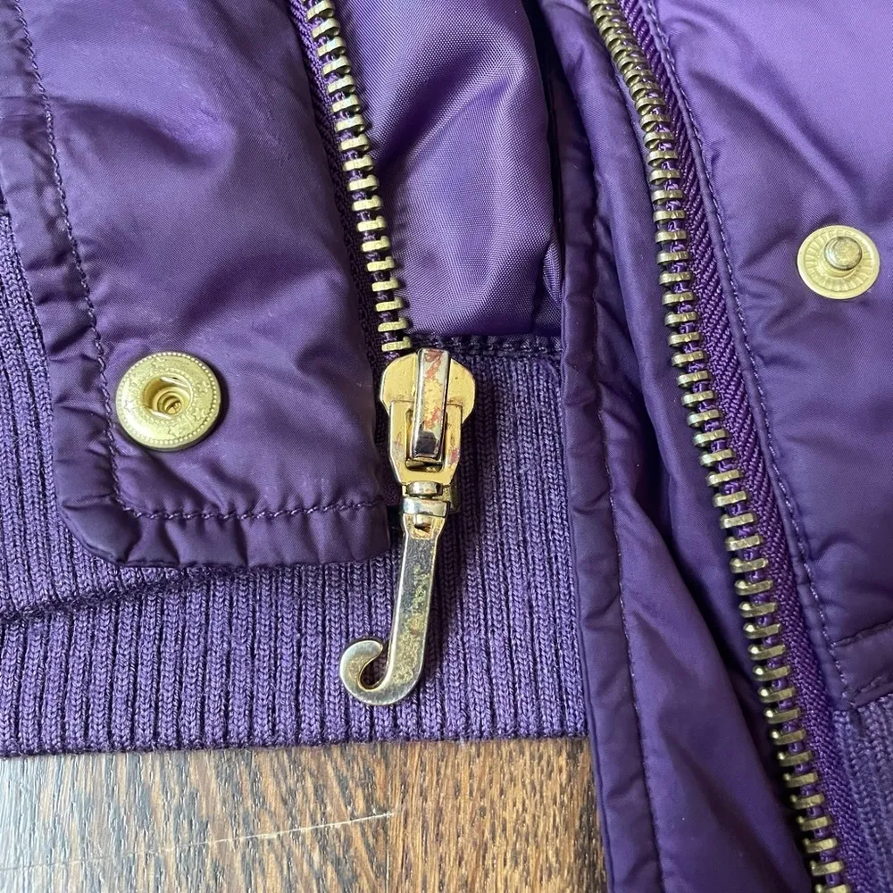 Juicy Couture  purple puffer jacket - Image 4