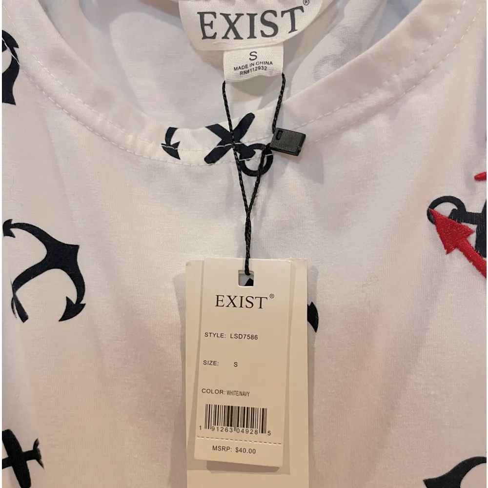 Sailor/nautical Swimsuit CoverUp Size Small - Image 3