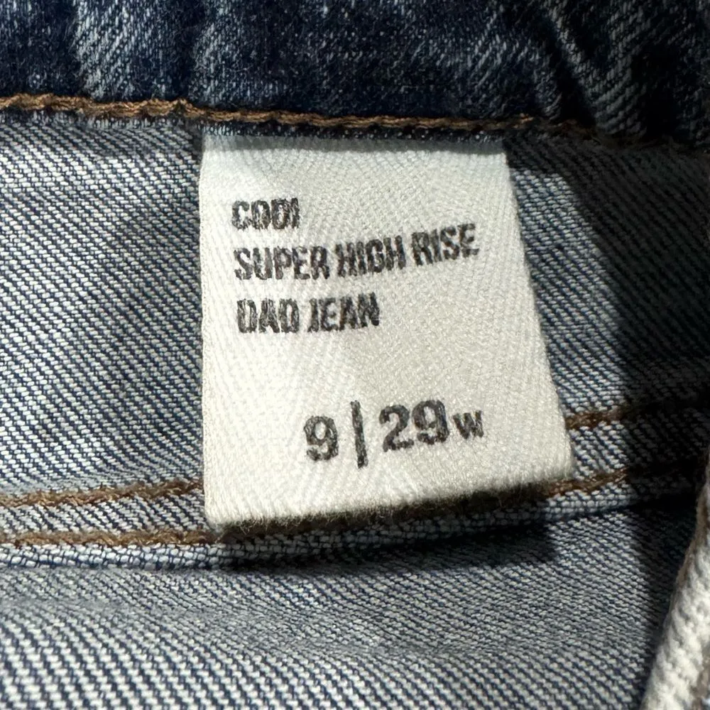 Eunina Codi Super High Rise Dad Jeans Women’s 29 - Image 3