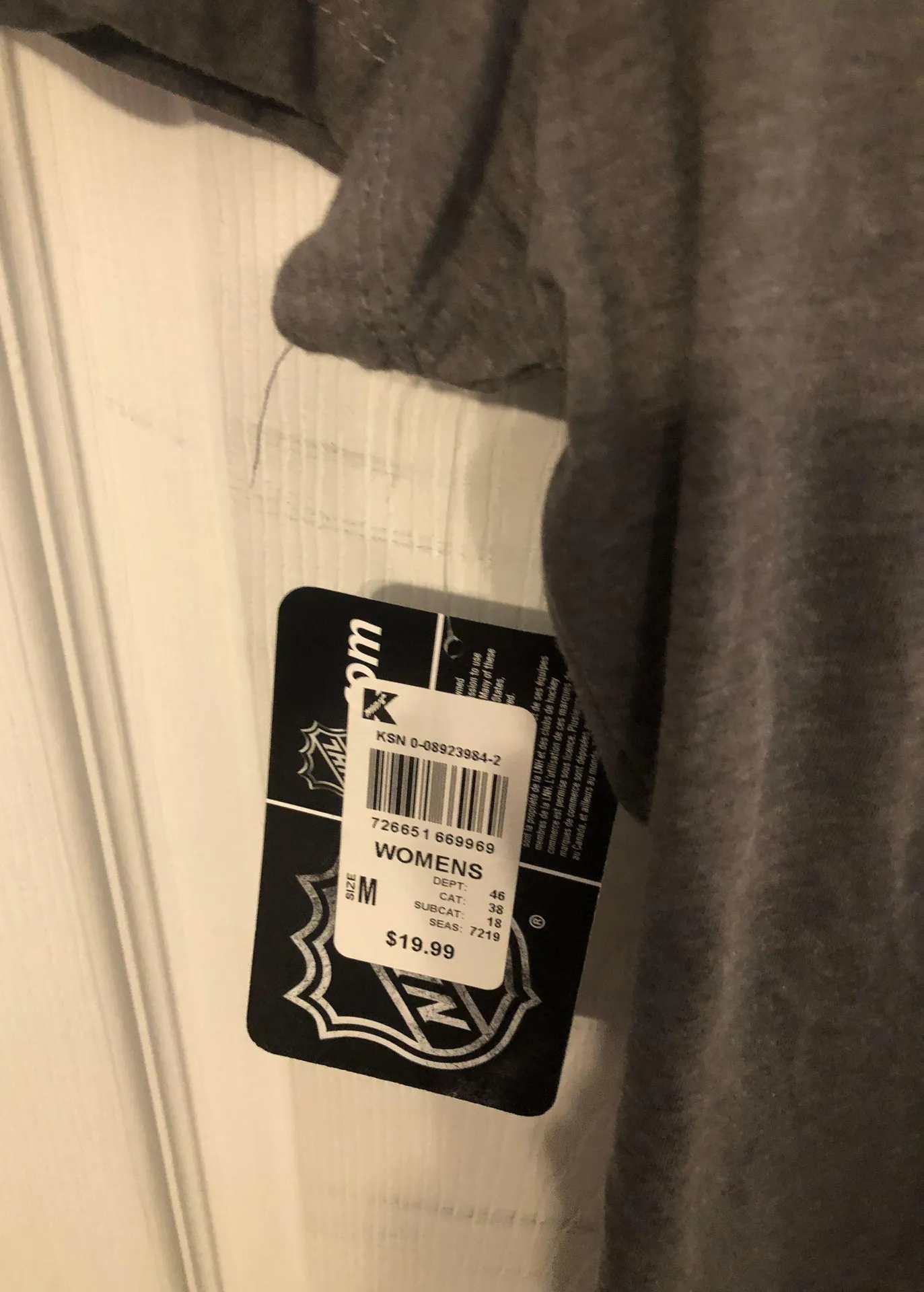 Boston Bruins Short Sleeve Tee Gray Size M - Image 3