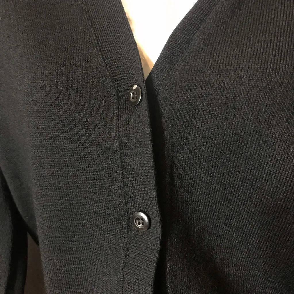 Prada Authentic Women's Black Nero Long Sleeve Oversize Cardigan Medium - Image 7