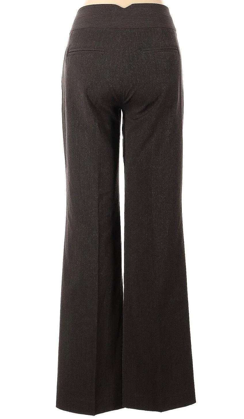 Nic + Zoe Flared Leg Polyester Blend Pants Trousers Brown Size 6 - Image 2