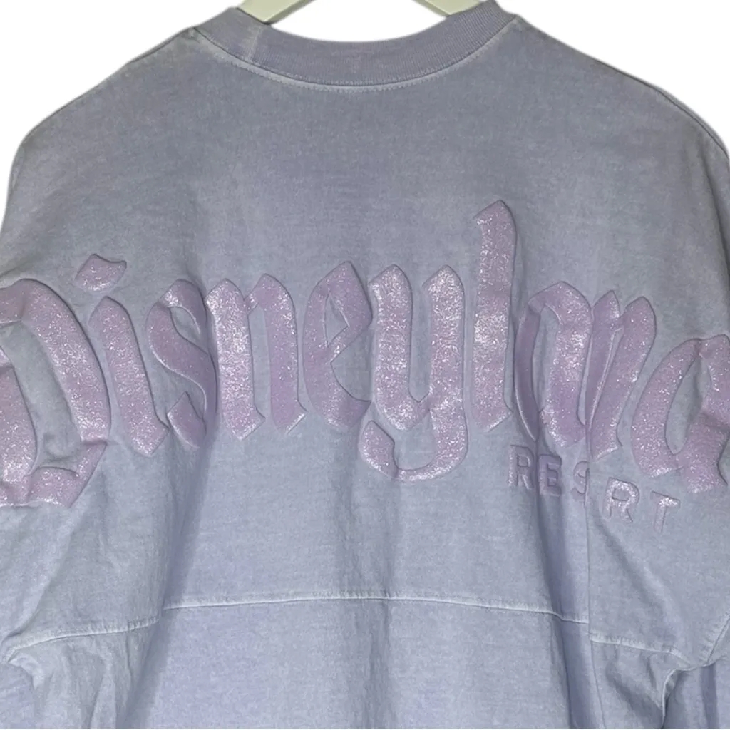 Disney Parks Disneyland Resort Spirit Jersey Lavender Glitter Size Medium - Image 7