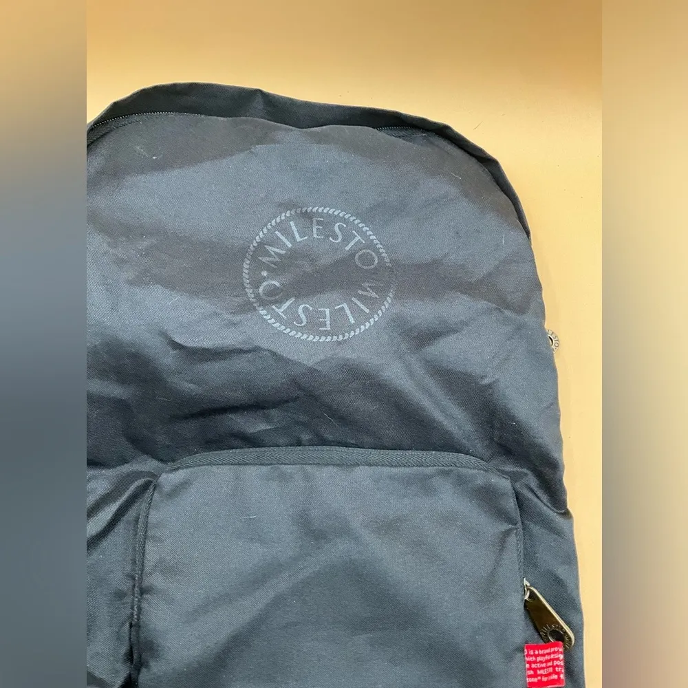 A Black Lightweight Milesto Vintage Japan Backpack - Image 3