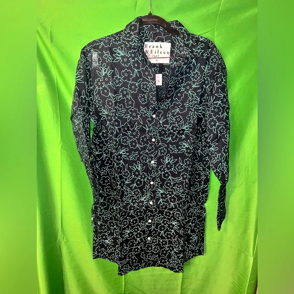 Frank & Eileen Mini 100% Linen Dress size XS - Image 3