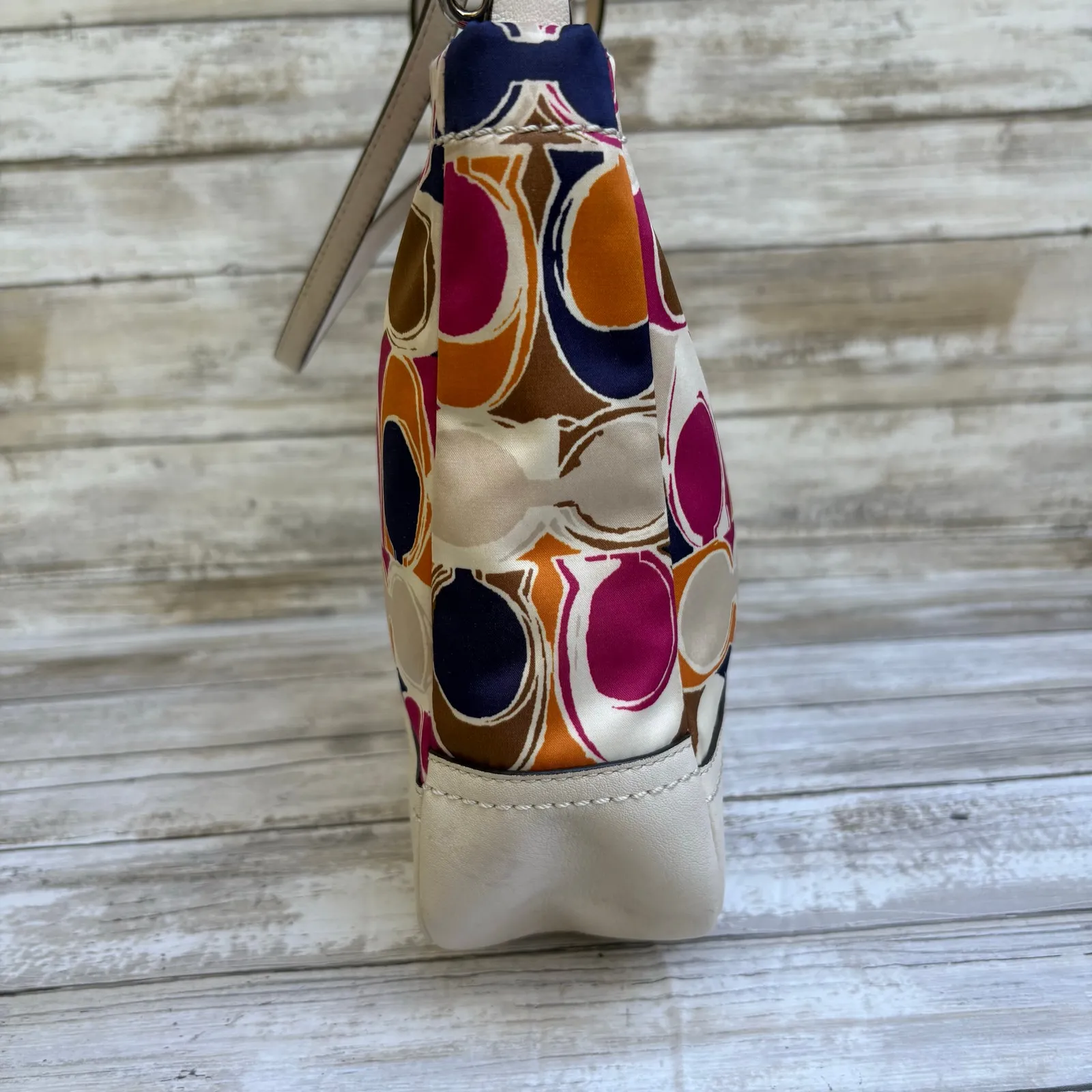 Coach Purse Park Hand Drawn Scarf Print Convertible Shoulder Bag Crossbody Small - Image 3