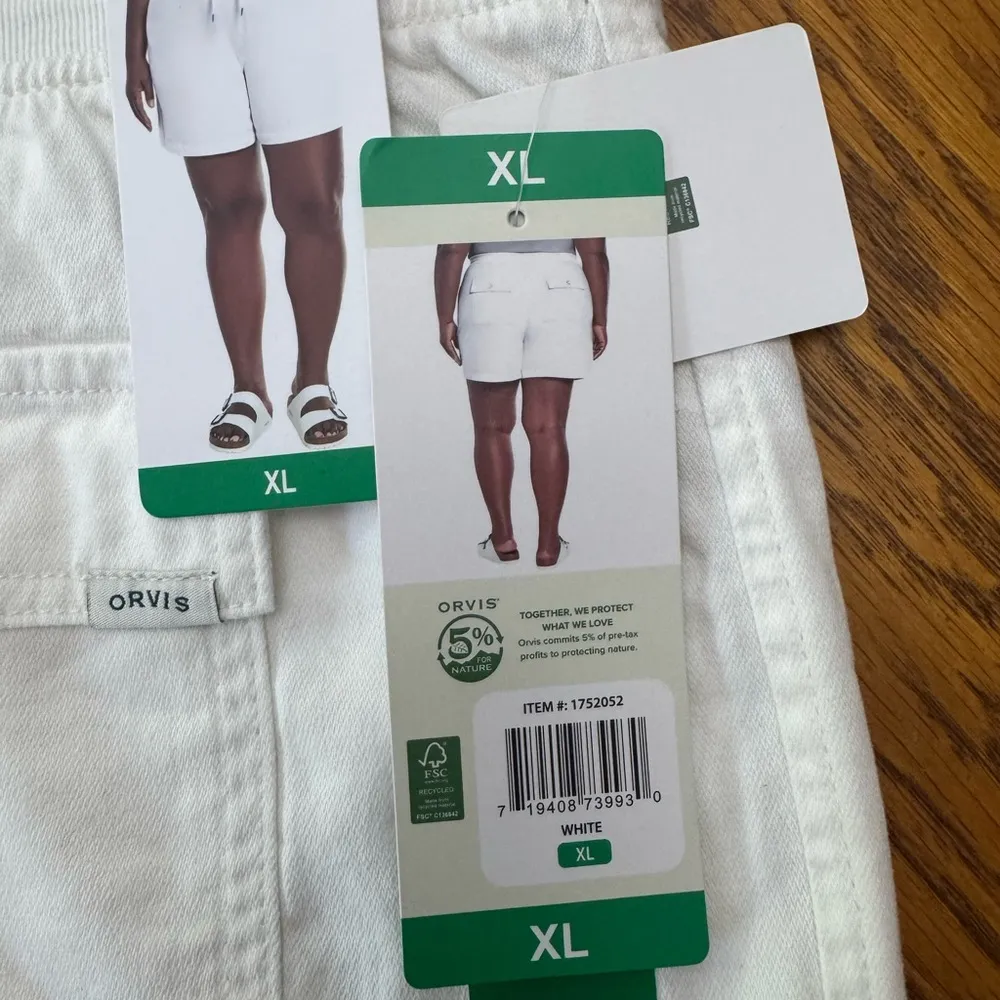 Orvis cotton blend pull on shorts - Image 5