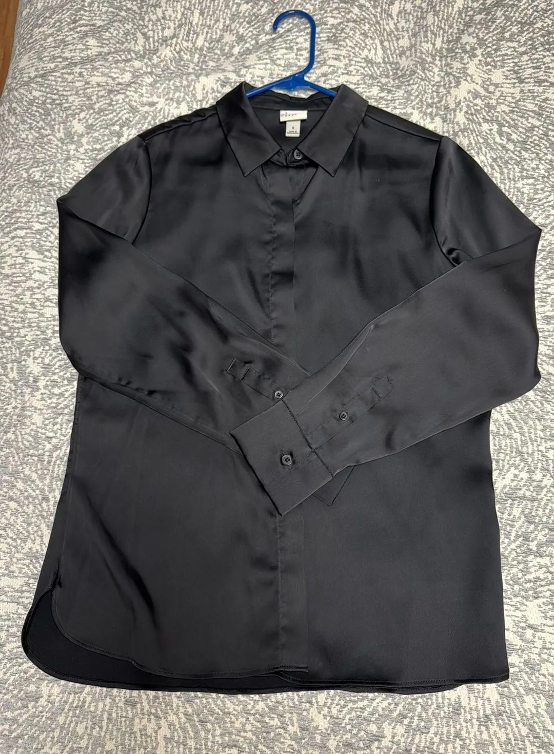 A New Day Long Sleeve Silk Button Down  - Image 2