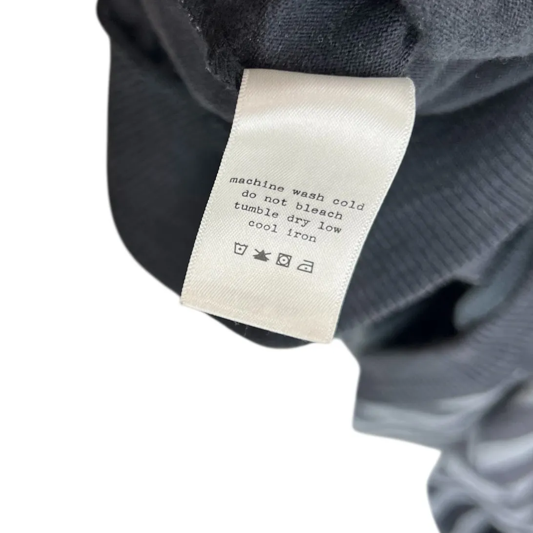 Rag & Bone Striped Tee Shirt‎ T-Shirt Dress Drawstring Short Sleeve Gray Medium - Image 10