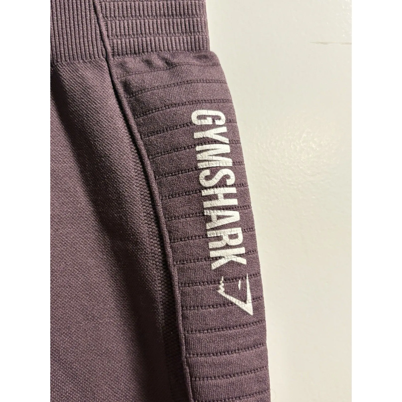 Gymshark Vital Seamless Leggings Womens Purple 11 5/8" Waist Ribbed Ventholes - Image 2