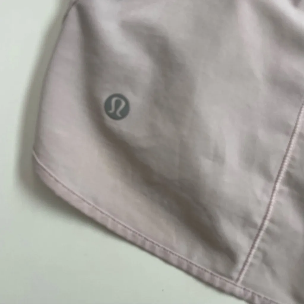 Lululemon Shorts Track That High Rise Lined 5" Lightweight Pocket Blush Pink - Image 5