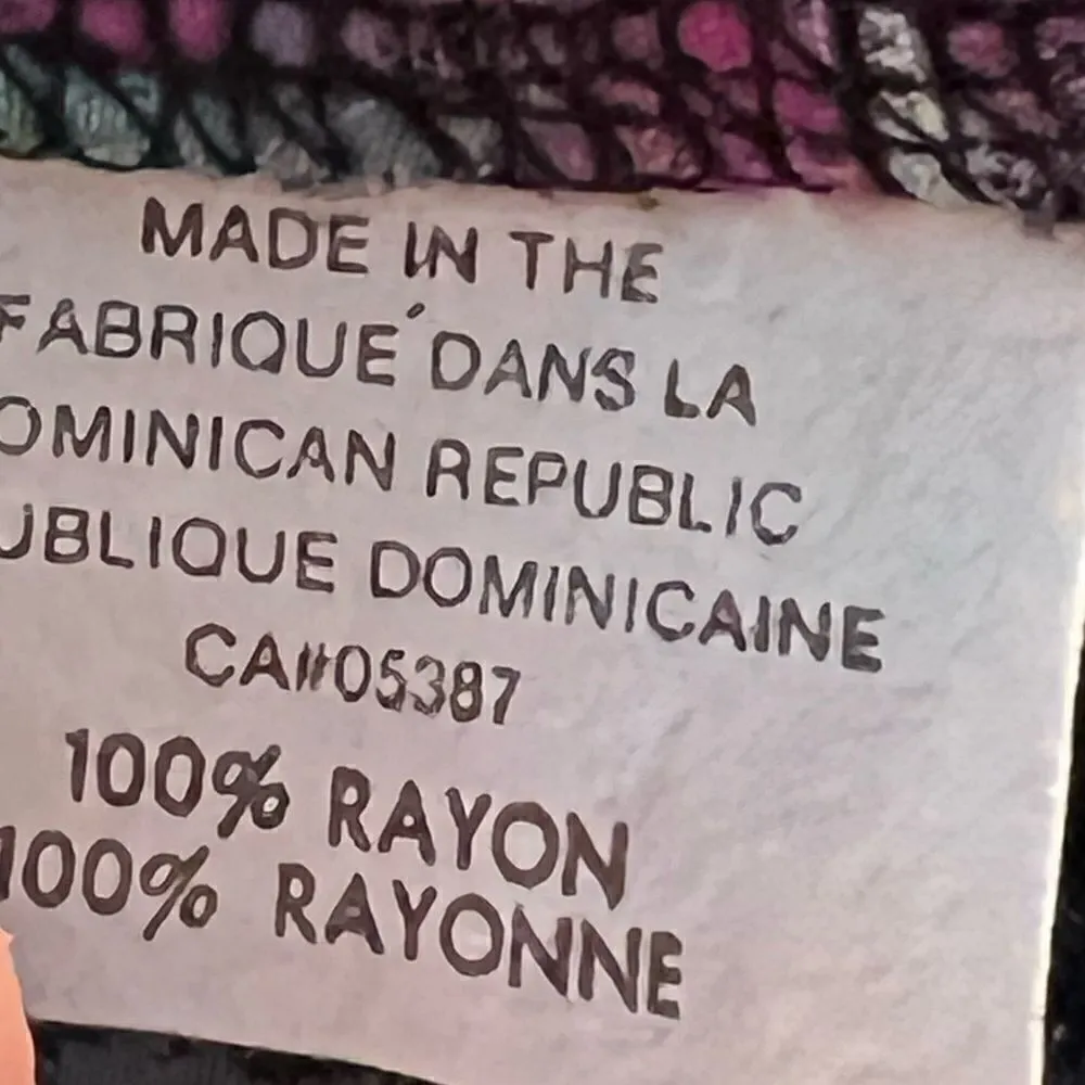 Anne Klein for New Concepts Long Floral Rayon Skirt size 10 - Image 10