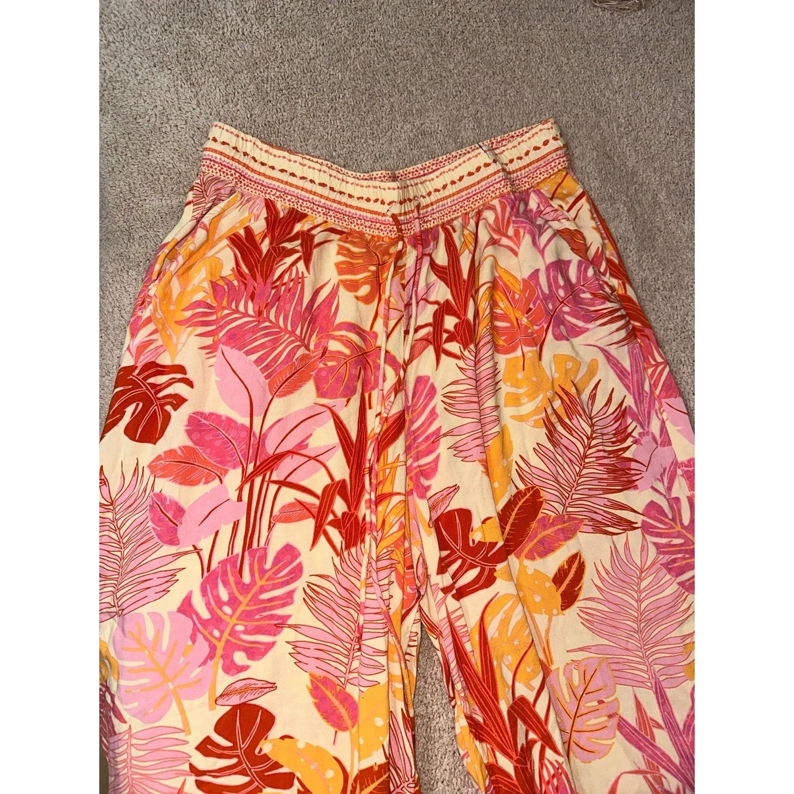 Haute hippie floral pants - Image 2