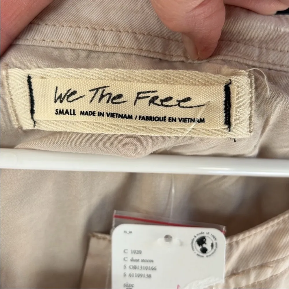 NWT Free People Summer Love Top Dust Storm Oversized Small - Image 8