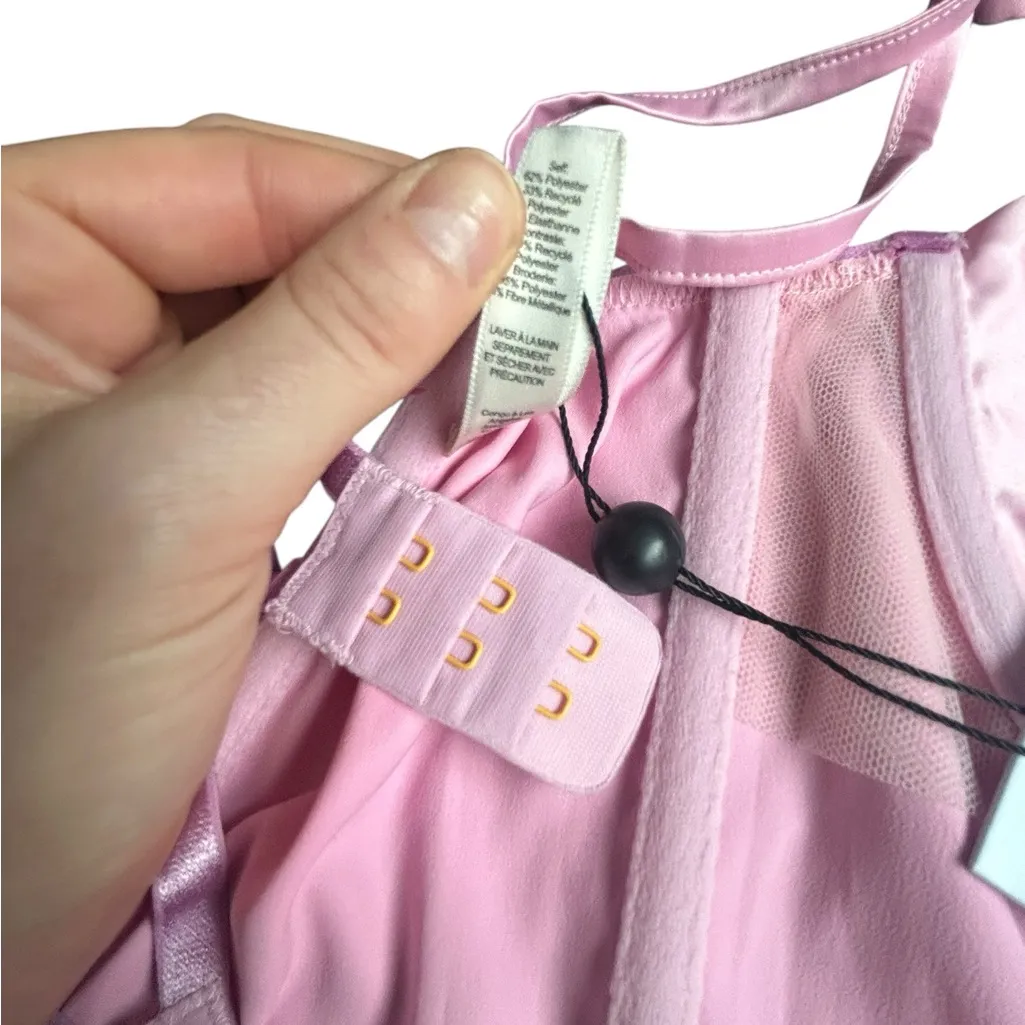 For Love And Lemons Lilac Purple Falling Bustier Floral Lace Bra Set - Image 10