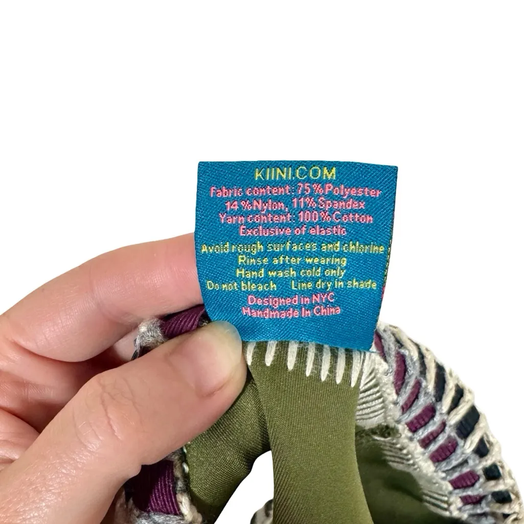 KIINI Wren High-Rise Bikini Bottoms in Olive Green- Still Full Price - Image 11