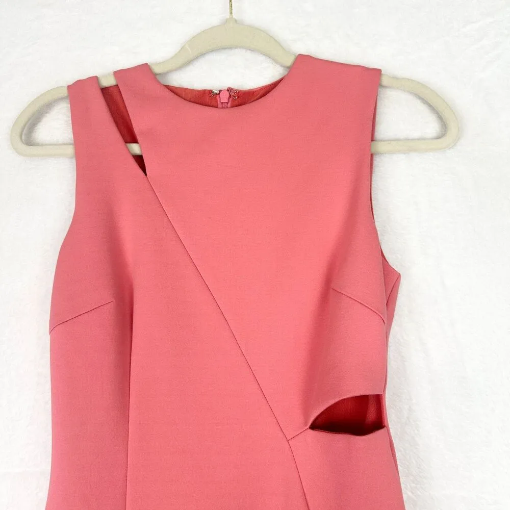 Sanctuary Dress Size XS Coral Cut Out Sleeveless Stretch Cocktail - Image 3